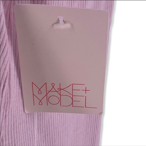 Make +Model Racerback Ribbed Boyfriend Tank S - Picture 5 of 11